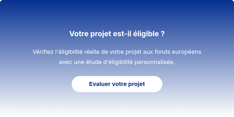 Votre projet est-il éligible ?